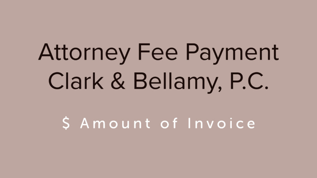 Square Payment Online - Clark & Bellamy